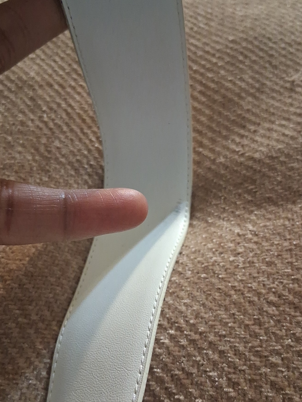 Cream Belt with Sculpted Gold Rope Buckle by Cipriani - Picture 8 of 8